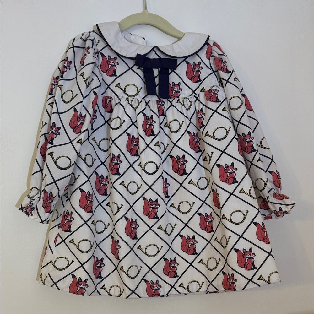 TBBC Fox Print Dress with Bow
